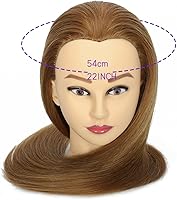 WeiRan Mannequin Head 99% Human Hair - Blond 27# — image 2