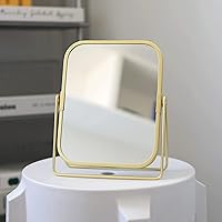 LONGSHENG Gold Tabletop Makeup Mirror — image 2