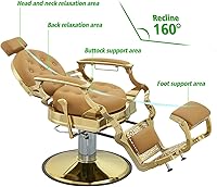 Antlu Vintage Barber Chair Golden-Camel — image 6