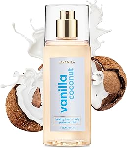 LAVANILA Vanilla Coconut Healthy Hair + Body Perfume Mist 5 Fl Oz Review