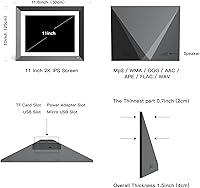 FULLJA 11″ Dual-WiFi Digital Picture Frame 2K — image 7
