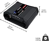 Stetsom Bravo Attack 3000.1 Mono Car Amplifier — image 3