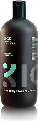 Kick Men's Shampoo - Peppermint & Tea Tree, 16.6oz