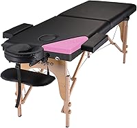 Masajeo Professional Portable Massage Table 84″ Black — image 1