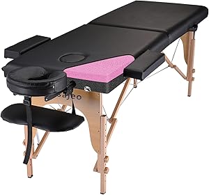 Masajeo Professional Portable Massage Table 84″ Black Review