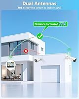 WEILAILIFE 5MP Wireless Security Camera System with 10″ Monitor — image 7