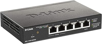 D-Link DGS-1100-05PDV2 5-Port Gigabit PoE Managed Switch