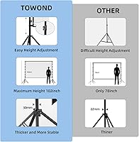 TOWOND 150-inch Projector Screen with Stand — image 4
