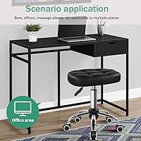 FURWOO Oval Rolling Stool Height Adjustable Massage Chair with Wheels for Spa Salon — image 6