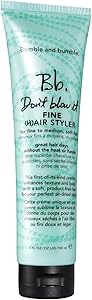 Bumble and bumble Don't Blow It Fine (H)air Styler Air Dry Cream, 5 Fl Oz Review