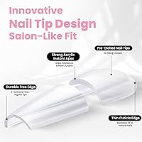 Beetles Tipex Pre-Building Instant Apex Nail Tips Kit – Coffin Medium, 224PCS — image 8