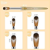 KEMEISI Acrylic Nail Brush Set, 4 Sizes — image 5