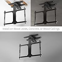 VIVO MOUNT-E-FD70S Electric Flip Down Swiveling Ceiling TV Mount — image 8