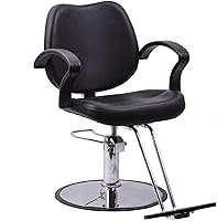 Beauty Style Classic Hydraulic Barber Chair Black — image 3