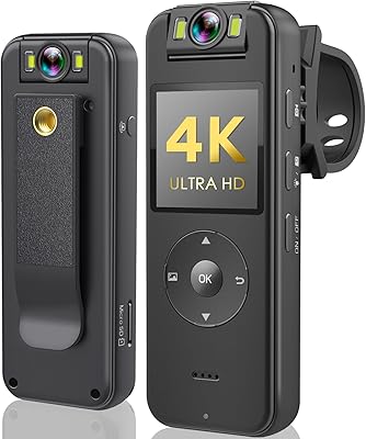 HONGHOO 128GB 4K Body Camera