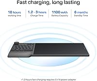 HUION Inspiroy Keydial KD200 Wireless Drawing Tablet — image 8