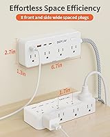 DEPOW Power Strip Surge Protector with 8 AC Outlets and 4 USB Ports — image 5