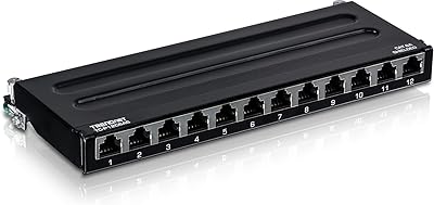 TRENDnet TC-P12C6AS 12-Port Cat6A Shielded Patch Panel