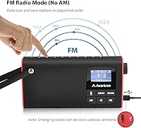 Avantree SP850 Portable FM Radio with Bluetooth & SD Card MP3 Player — image 2