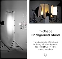 BEIYANG T Shape Backdrop Stand Kit 3.2 * 6.5 FT — image 7