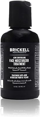 Brickell Men's Acne Controlling Face Moisturizer, 2oz