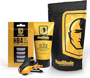 HeadBlade Moto Men's Head Shaving Kit with 5oz HeadSlick Shave Cream Review