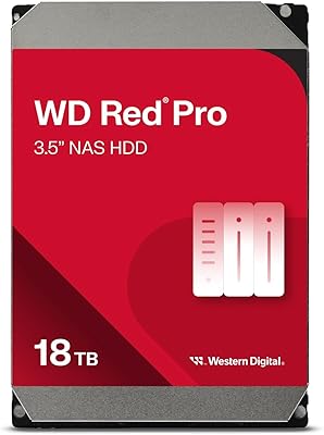 Western Digital 18TB WD Red Pro NAS Internal Hard Drive