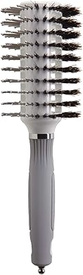 Olivia Garden Turbo Vent Oval Twin & 100% Boar Hair Brush