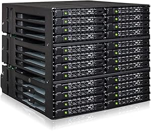 ICY DOCK ToughArmor MB924IP-B 24-Bay 2.5″ SAS/SATA HDD/SSD Mobile Rack Enclosure