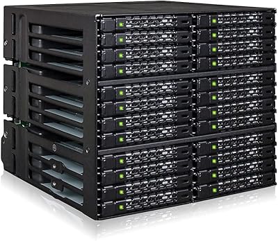 ICY DOCK ToughArmor MB924IP-B 24-Bay 2.5″ SAS/SATA HDD/SSD Mobile Rack Enclosure