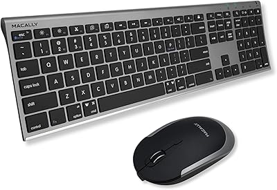 Macally Premium Bluetooth Keyboard and Mouse Combo