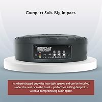 Rockville Wheel of BASS 8″ 500W Powered Car Subwoofer — image 3