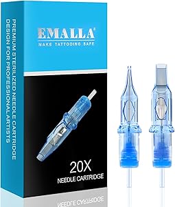 Emalla Eliot Tattoo Cartridge Needles 0803RLL, 20 Pcs Review