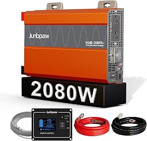 Junbpaw 2080W Pure Sine Wave Inverter 12V to 110V Review