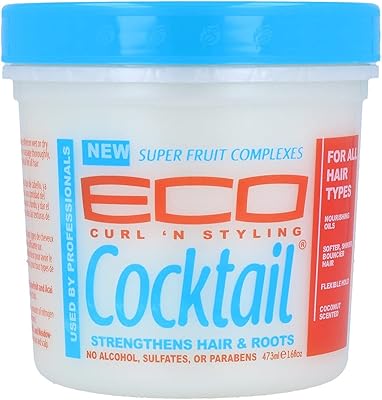 Nvey Eco Cocktail Super Fruit Curl Complex Styling Creme, 16 oz