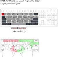 YMDK GH60 GK61 RGB Hot Swap Mechanical Keyboard Kit — image 2