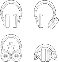 Audio-Technica ATH-M40x Professional Studio Monitor Headphones — image 8