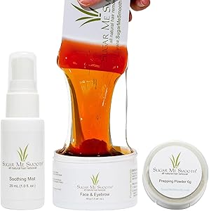 Sugar Me Smooth Face & Eyebrow Sugar Wax Kit Review