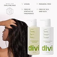 Divi Shampoo and Conditioner Set for Women and Men, 2 x 12 Fl Oz — image 2