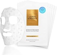 LEMON & BEAKER Brightening Face Masks Pack of 5 — image 1