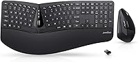 Perixx Periduo-605 Wireless Ergonomic Split Keyboard and Vertical Mouse Combo — image 1