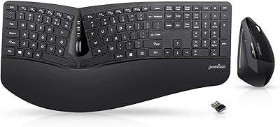 Perixx Periduo-605 Wireless Ergonomic Split Keyboard and Vertical Mouse Combo