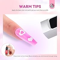 SAVILAND Airbrush Gel Nail Polish Set, 12 Vitality Colors, 15mL — image 4