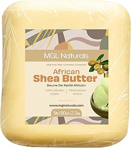 MGL Naturals Raw African Shea Butter Ivory 5 lb Review