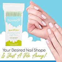 Flowery Green Core Disinfectable Nail Files, 100/180 Grit, 20 Pack — image 2