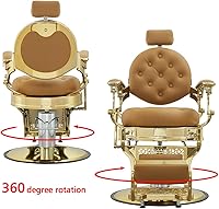 Antlu Vintage Barber Chair Golden-Camel — image 5