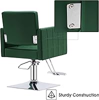 BarberPub Salon Chair 8821GR Green — image 5