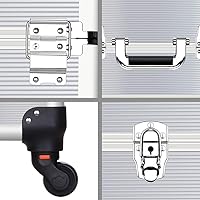 OUDMAY 3-in-1 Aluminum Rolling Makeup Case — image 5