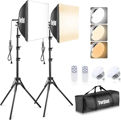 Torjim TBC001 Softbox Lighting Kit 16″x16″