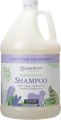 Ginger Lily Farms Botanicals Moisturizing Shampoo, Lavender Chamomile, 1 Gallon